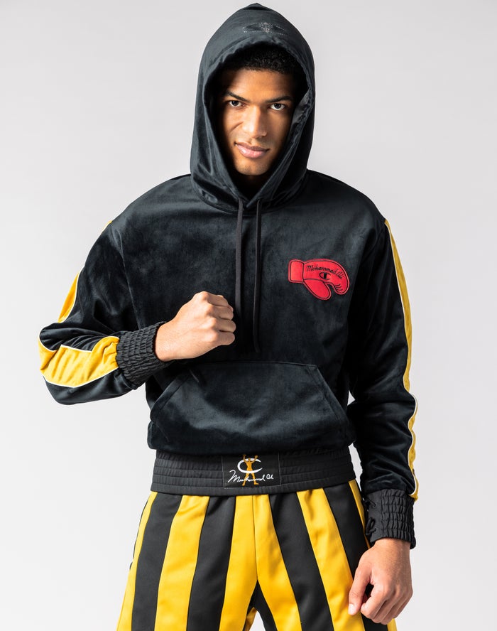 Champion Mens Hoodie NZ - Muhammad Ali™ Boxing By Don C Black ( 6304-AWPYR )